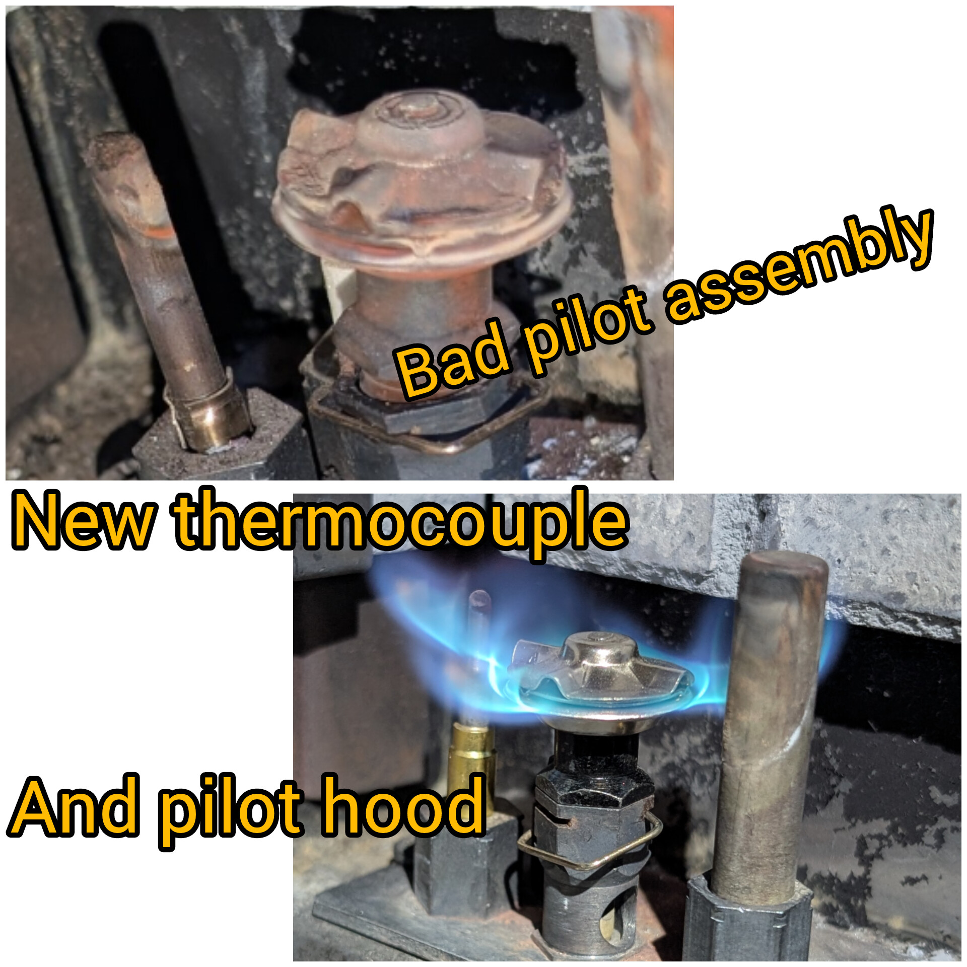 Worn/Corroded SIT Pilot Assembly